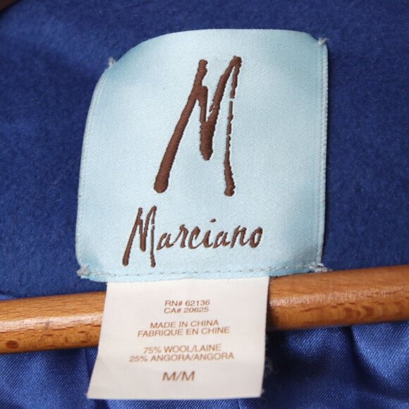 Marciano Wool Angora Peacoat Jacket Coat Military Style Winter Fashion - Picture 8 of 16